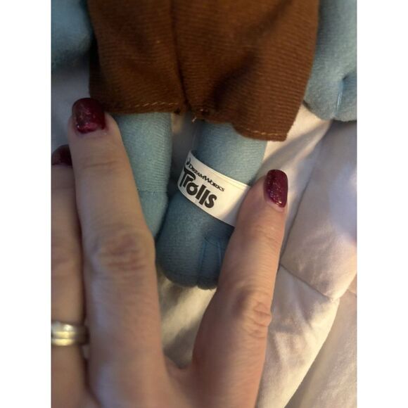 2016 DreamWorks Toy Factory 10" Grumpy Branch Troll Plush Stuffed Doll And Poppy - Picture 2 of 7